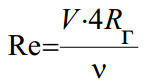 Reynolds number equation